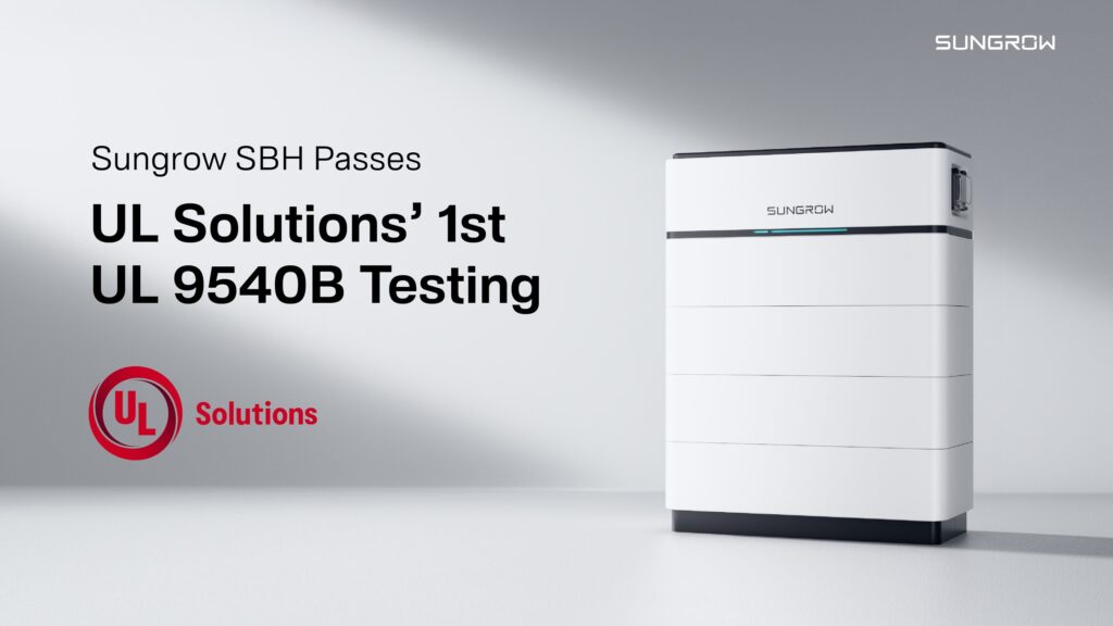 sungrow UL 9540B Testing