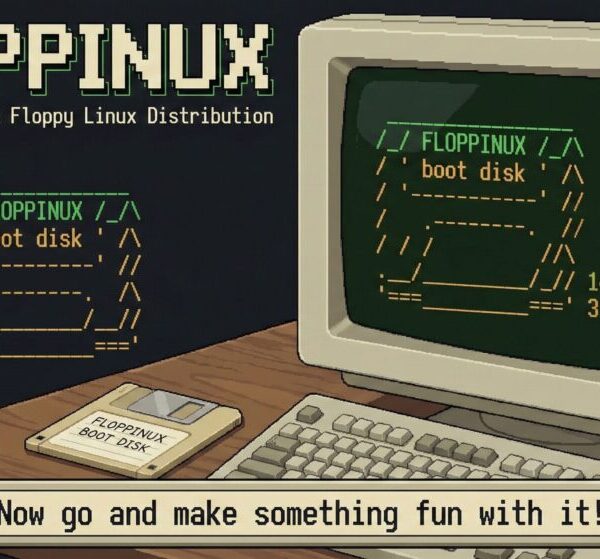 FLOPPINUX: The Challenge of Running “Modern” Linux on a 1.44 MB Floppy Disk Is Once Again Possible (With a Trick and Lots of Engineering)