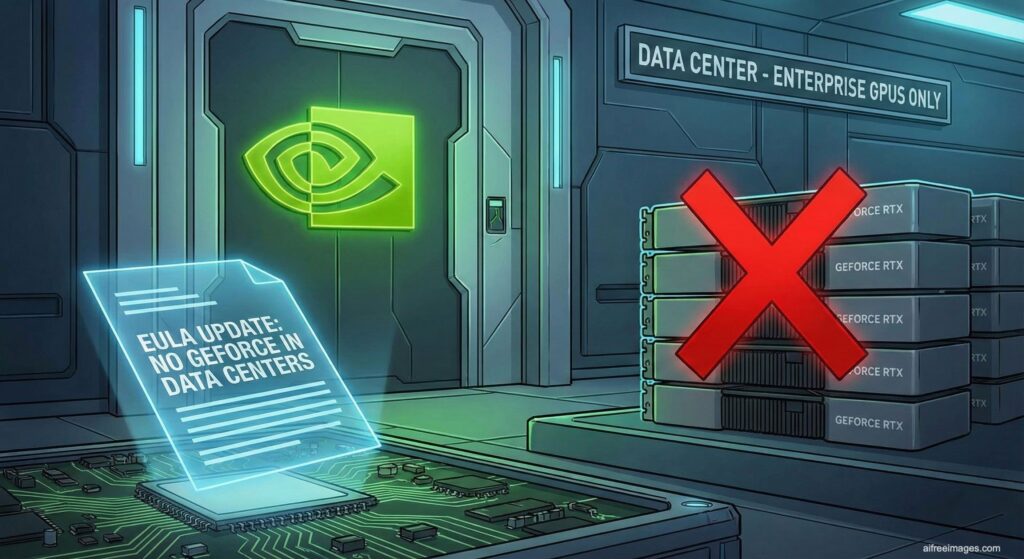 nvidia eula update no geforce datacenter