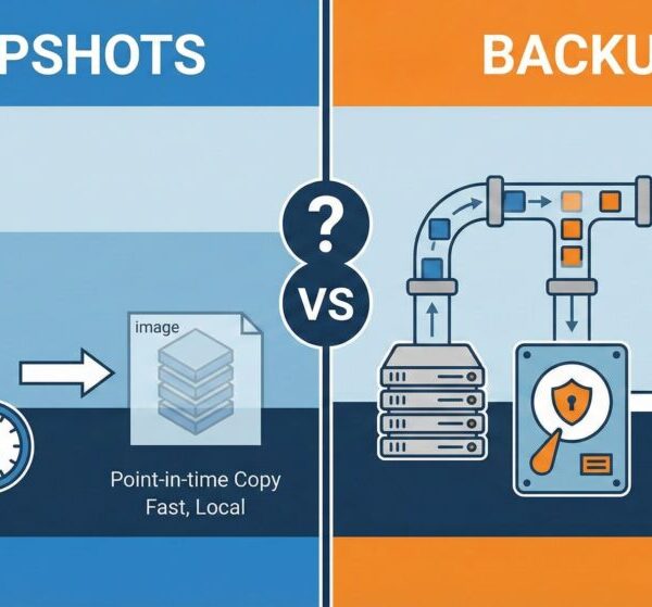 Snapshots vs Backups in Virtual Machines: The Silent Error That Can Crush a Business