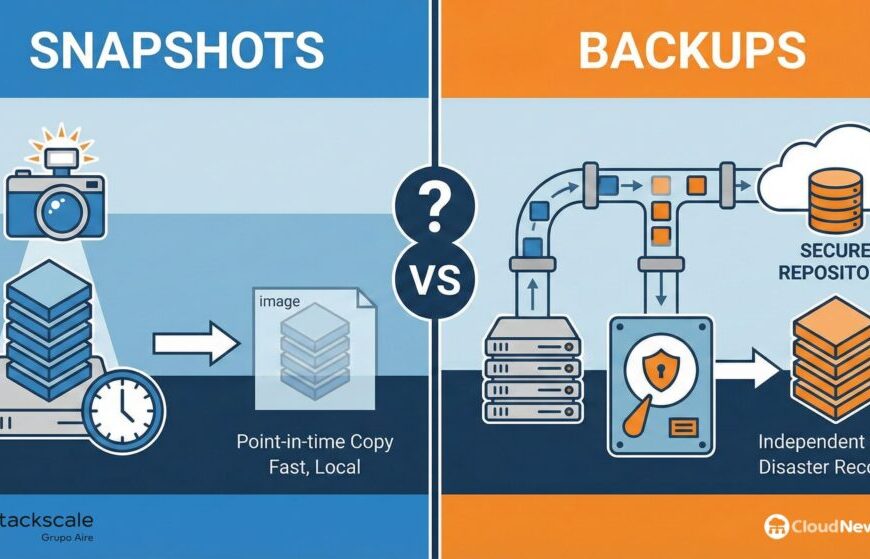 Snapshots vs Backups in Virtual Machines: The Silent Error That Can Crush a Business
