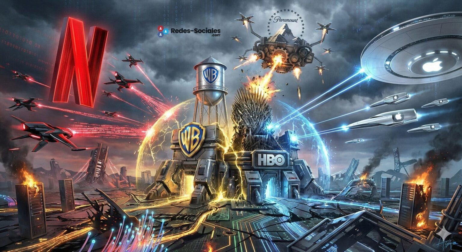 warner bros hbo batalla netflix paramount