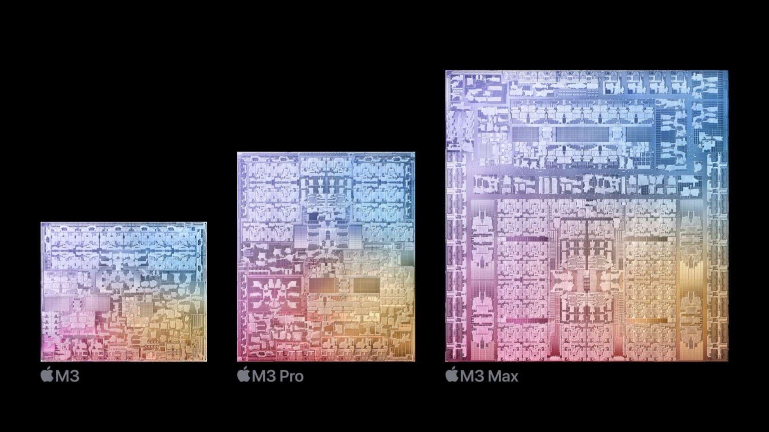 Apple M3 chip series architecture 231030