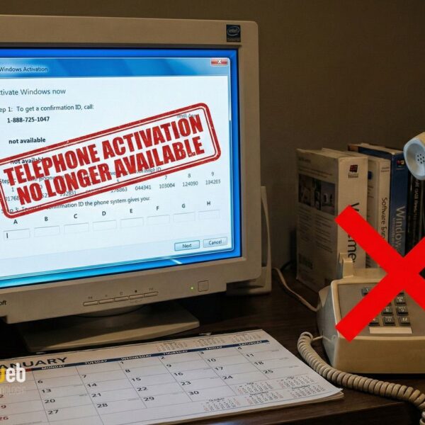 Microsoft shelves phone activation: the “offline alternative” becomes a web portal