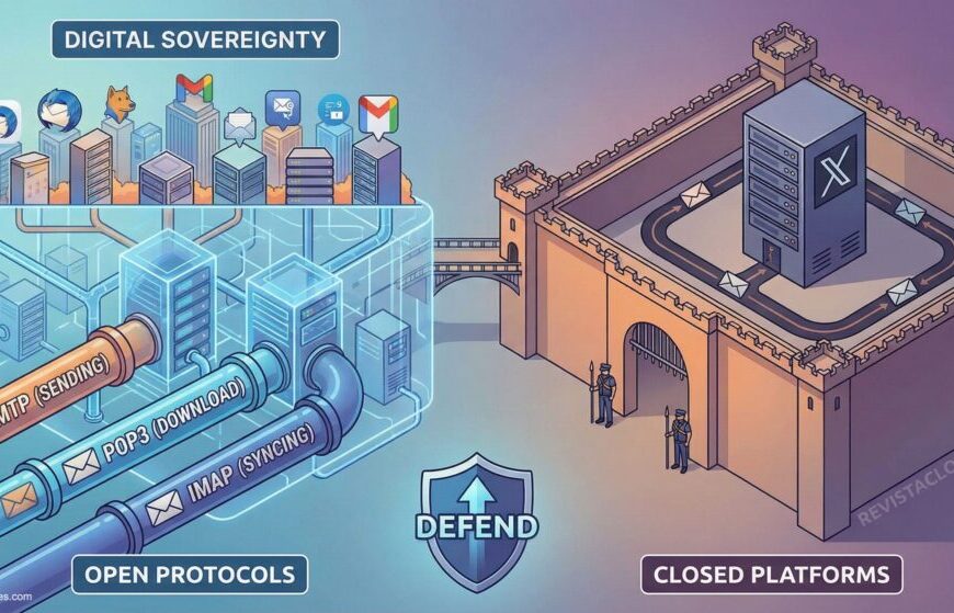 SMTP, POP3, and IMAP: The Invisible Protocols That Support Email (and Why It’s Important to Protect Them Against Closed Platforms)