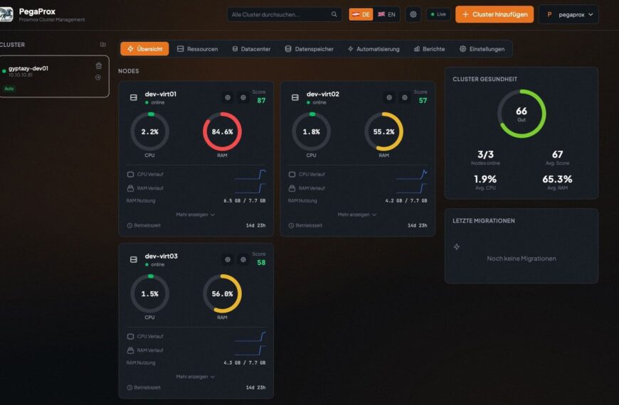 PegaProx: The Promise of “Enterprise Management” for Multi-Cluster Proxmox Infrastructures