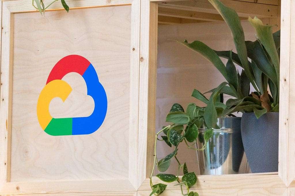google cloud caja madera
