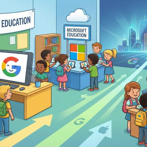 The Classroom as a Digital Battleground: Google, Microsoft, and Apple Compete for the “User of the Future”