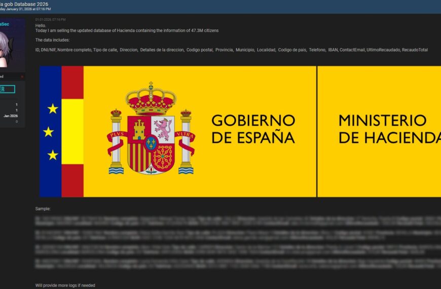 Alert About Alleged “Hacking” of the Treasury: What Is Known About the “HaciendaSec” Case and Its Risks