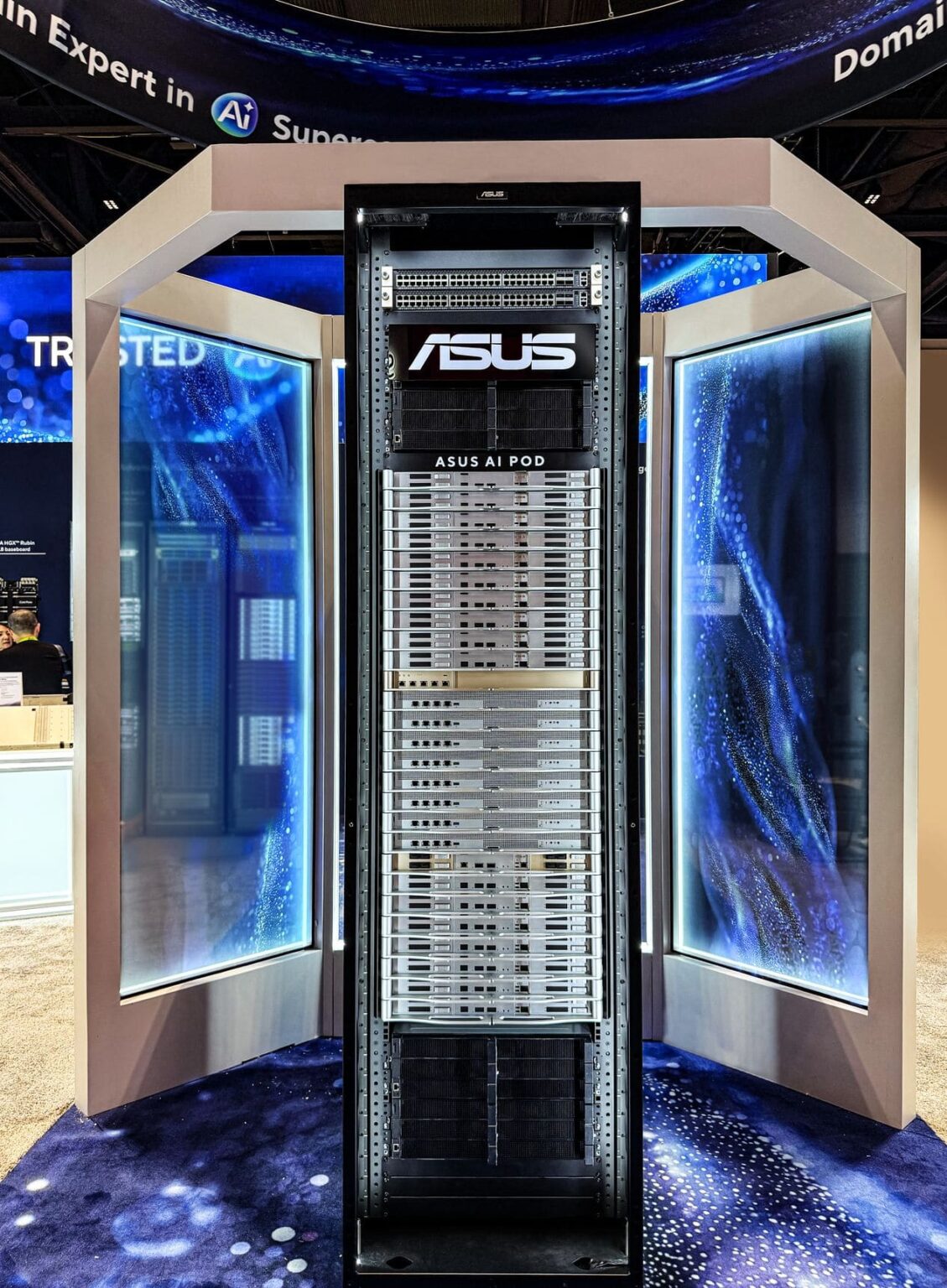 ASUS AI POD built on NVIDIA Vera Rubin NVL72