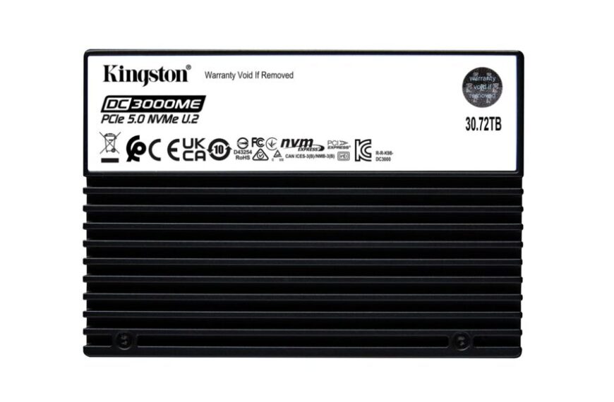 Kingston Brings Its PCIe 5.0 Enterprise SSDs to 30.72 TB for AI Data Centers