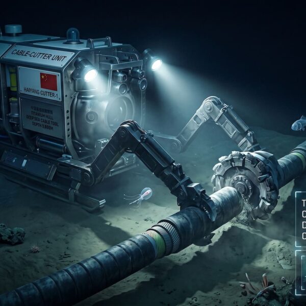 China tests a 3,500-meter submarine cutter, alarming the West