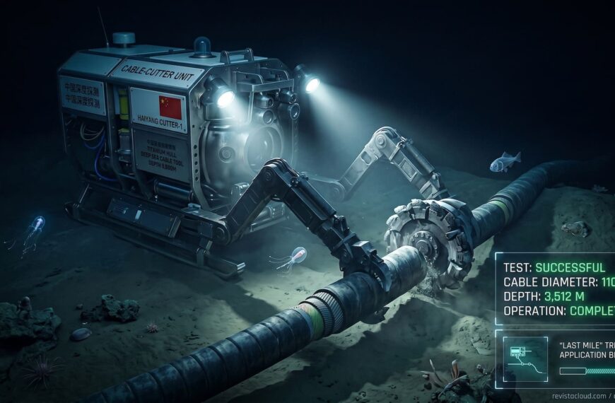 China tests a 3,500-meter submarine cutter, alarming the West