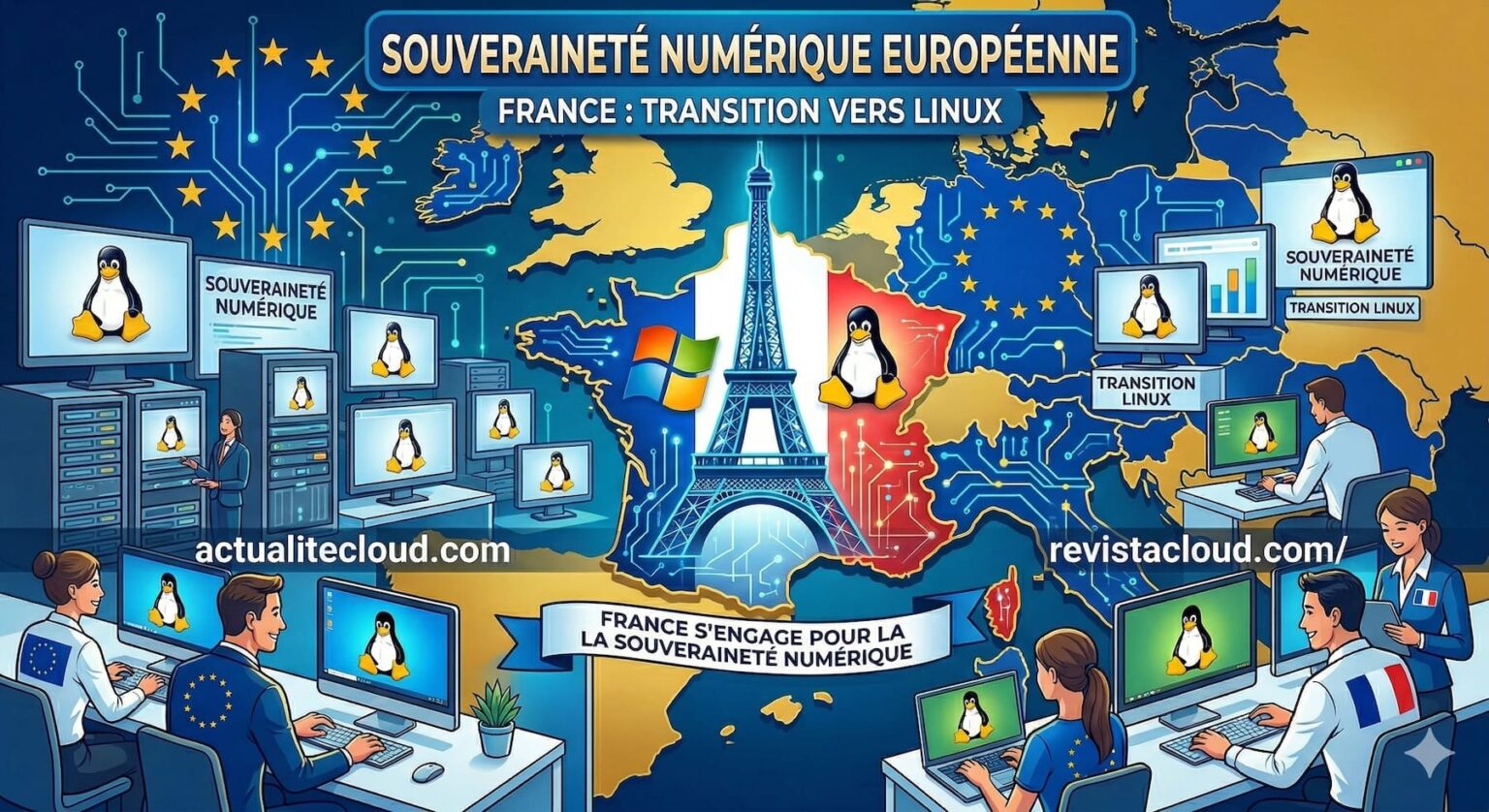 france transition vers linux europe
