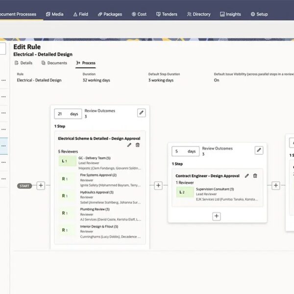 Oracle strengthens Aconex to provide greater control and traceability for projects