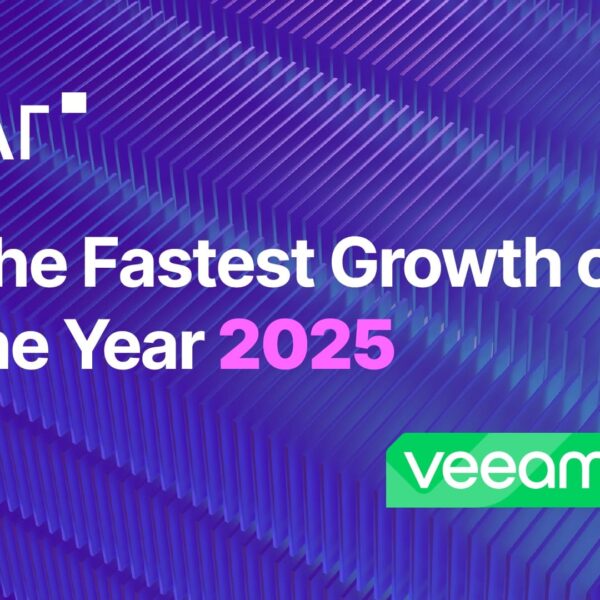 Ar wins the Veeam Award for 2025’s Largest Growth