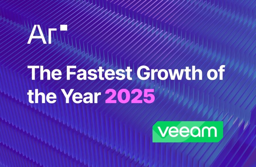 Ar wins the Veeam Award for 2025’s Largest Growth
