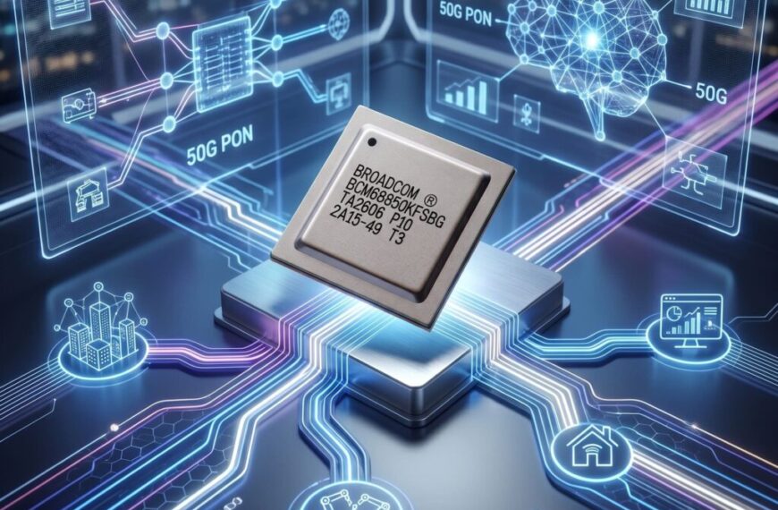 Broadcom Brings Artificial Intelligence to 50G PON Fiber Router