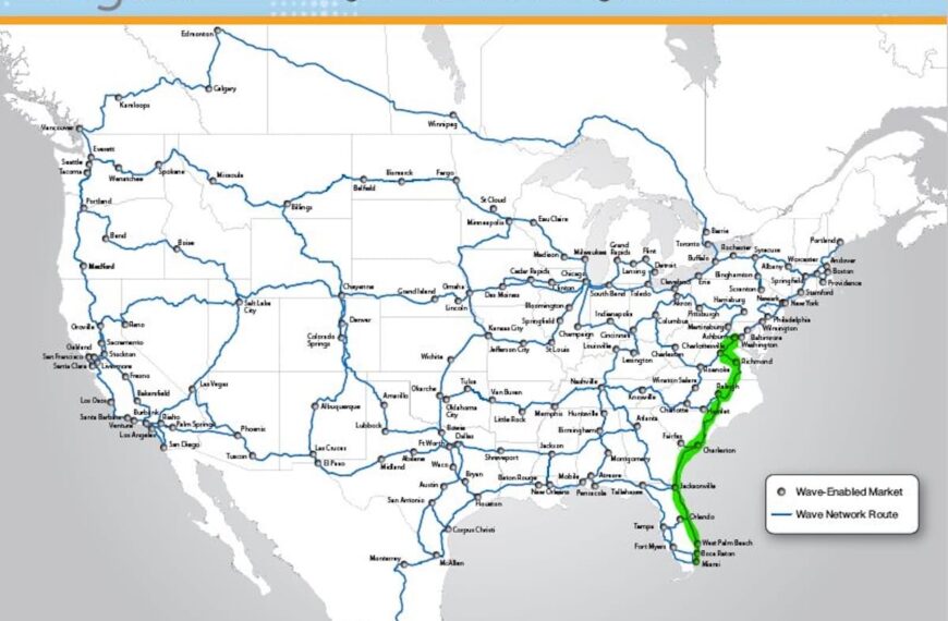 Cogent Opens a New Fiber Route Between Ashburn and Miami for AI and Submarine Cables