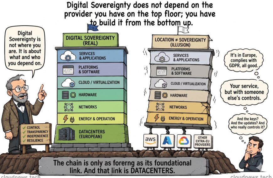 Digital sovereignty doesn’t start in the cloud, it starts in the data center
