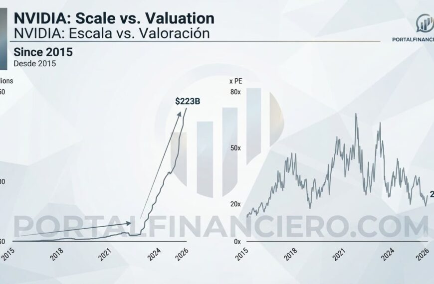 NVIDIA no is no longer valued only for growth: it is valued against its own size