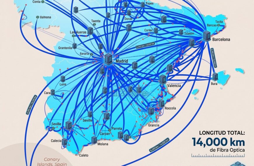 Digi Unveils Its Core Network Map in Spain for the First Time