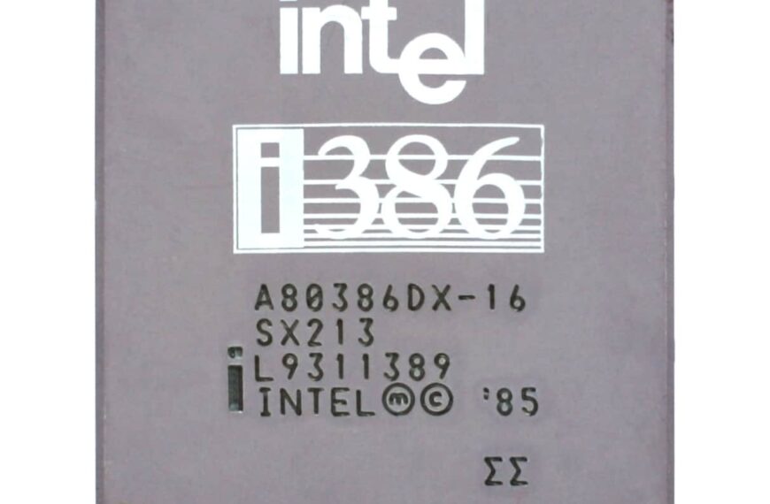 Intel 80386: The Chip That Took the PC to 32 Bits Turns 40