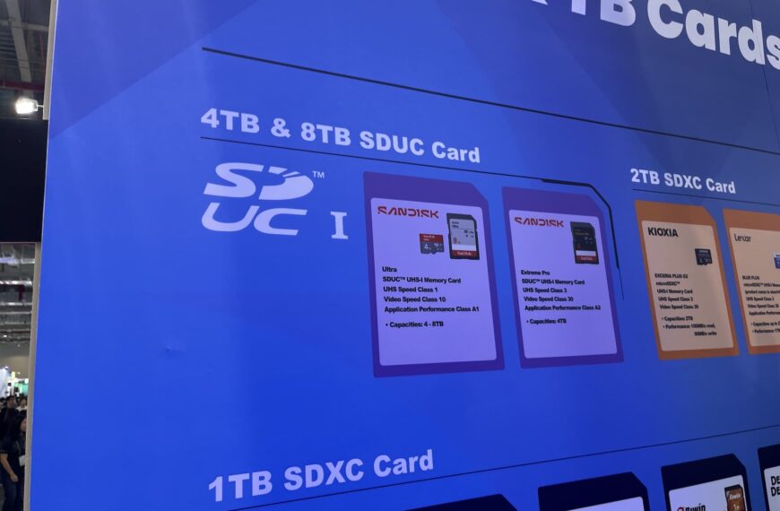 SanDisk prepares SDUC cards up to 8TB, but new readers will be required