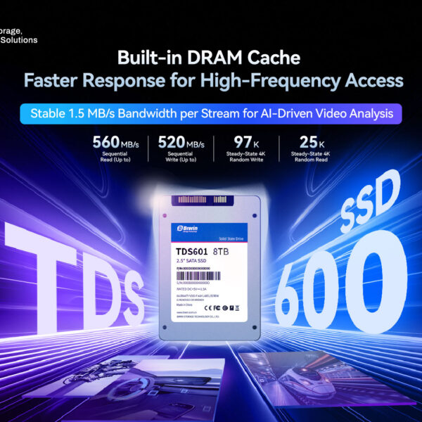 BIWIN Launches an 8TB Industrial SSD for Surveillance and AI at the Edge
