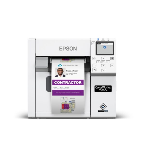Epson Launches the CW-D3800, a Compact Color Label Printer