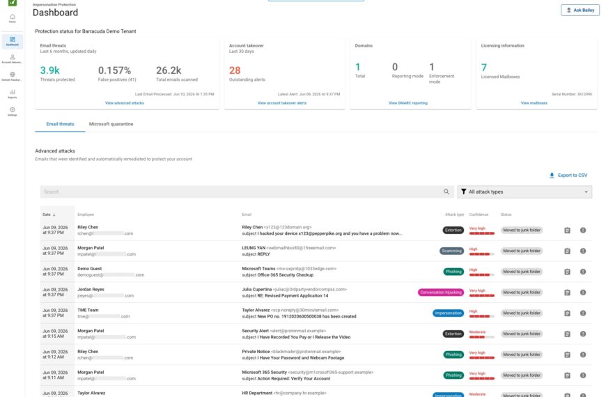 Barracuda strengthens email security against rapidly advancing attacks
