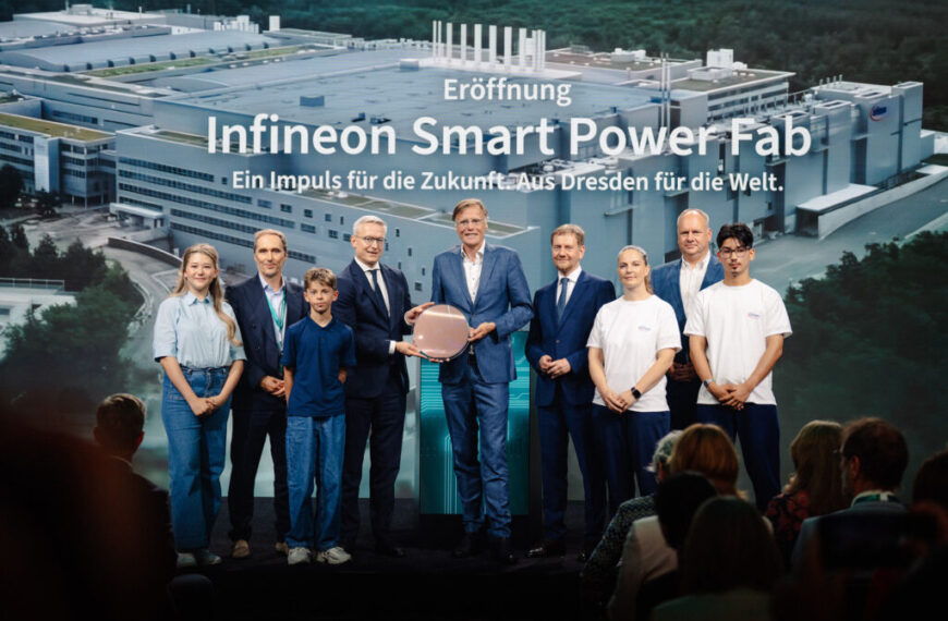 Infineon Opens a Key Factory for European AI and Energy in Dresden