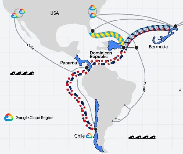 Google strengthens its submarine network with three new cables between America and Europe