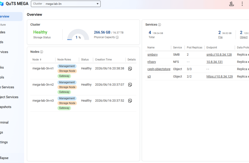 QNAP Bolsters Its Distributed NAS with Snapshots and Cluster Recovery