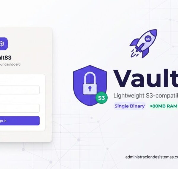 VaultS3: S3-Compatible Object Storage in a Single Binary Using 17 MiB of RAM