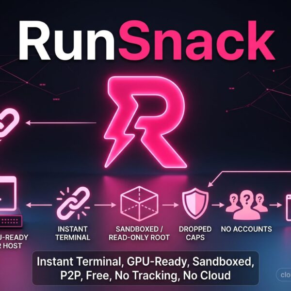 RunSnack GPU sharing terminal concept
