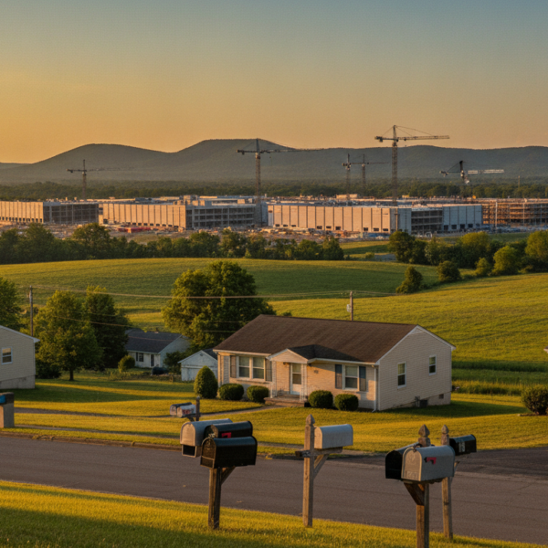 Hazle Township, Pennsylvania residents near a proposed NorthPoint data center site