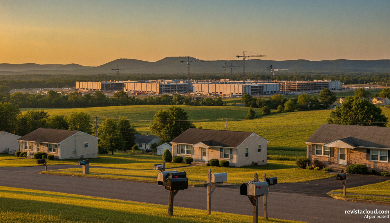 Hazle Township, Pennsylvania residents near a proposed NorthPoint data center site