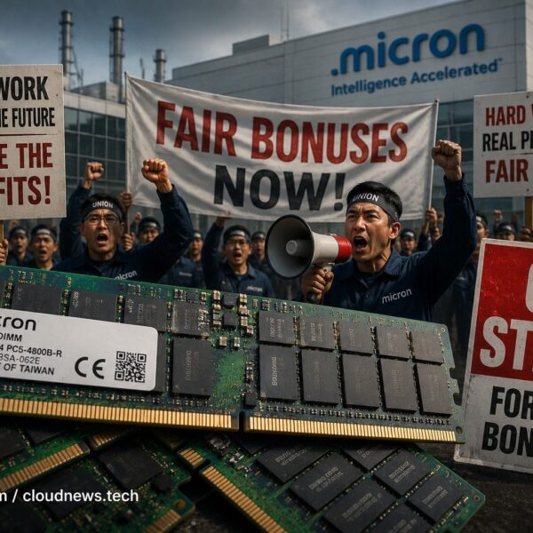 Micron workers considering a strike in Taiwan amid a memory market boom