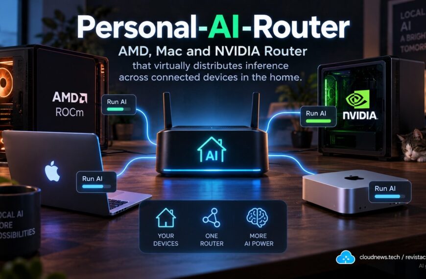 Diagram of NVIDIA PAIR routing AI inference requests across local network nodes