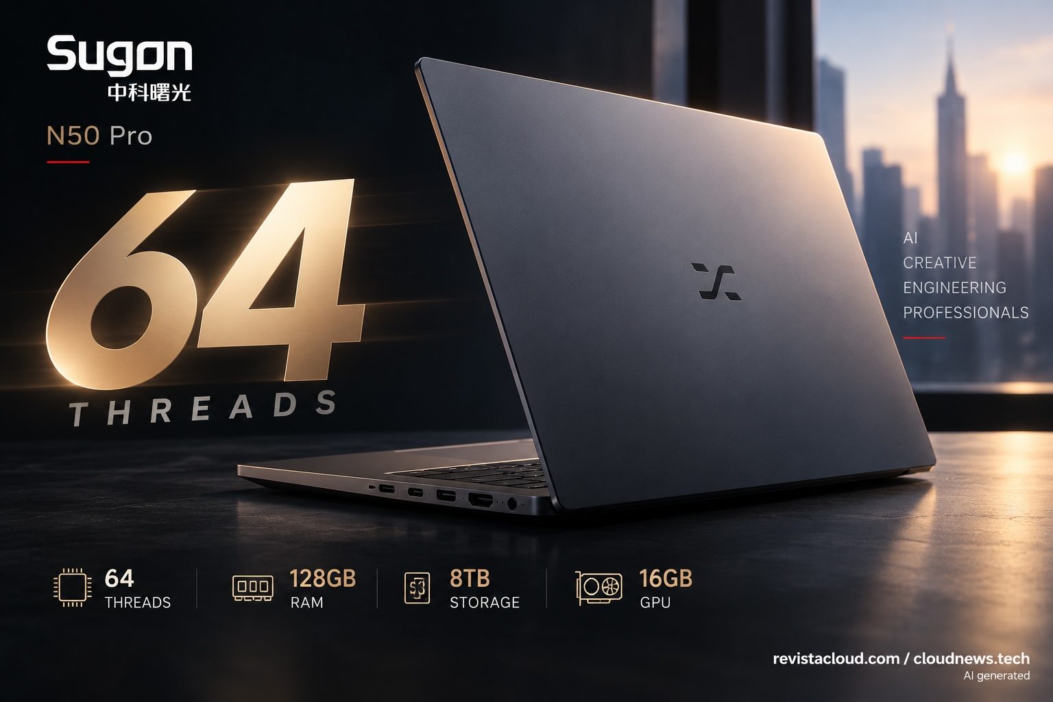 Sugon N50 Pro mobile workstation laptop