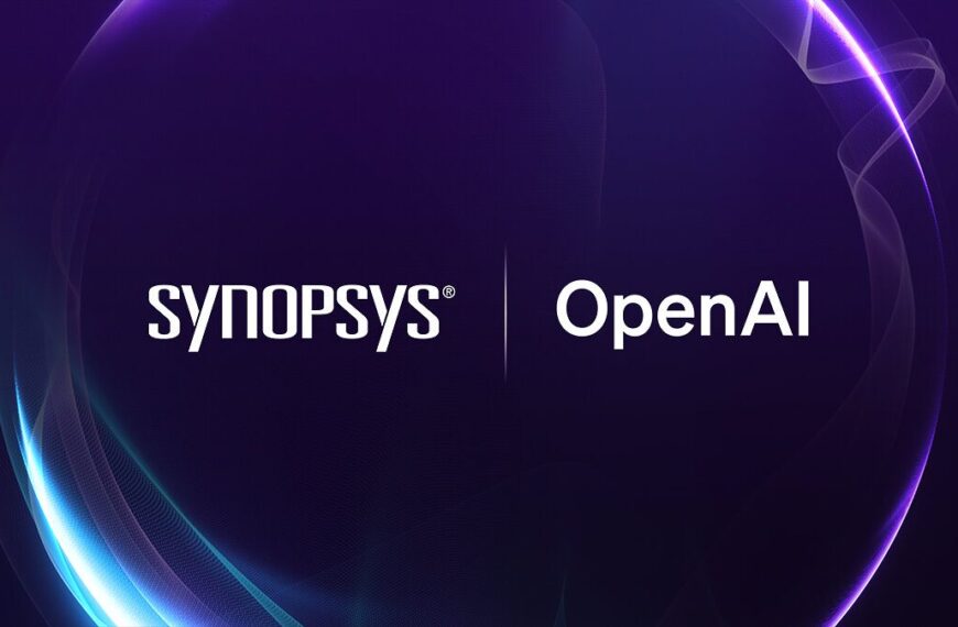 OpenAI and Synopsys logos representing their partnership on GPT-Synopsys for AI-assisted chip design