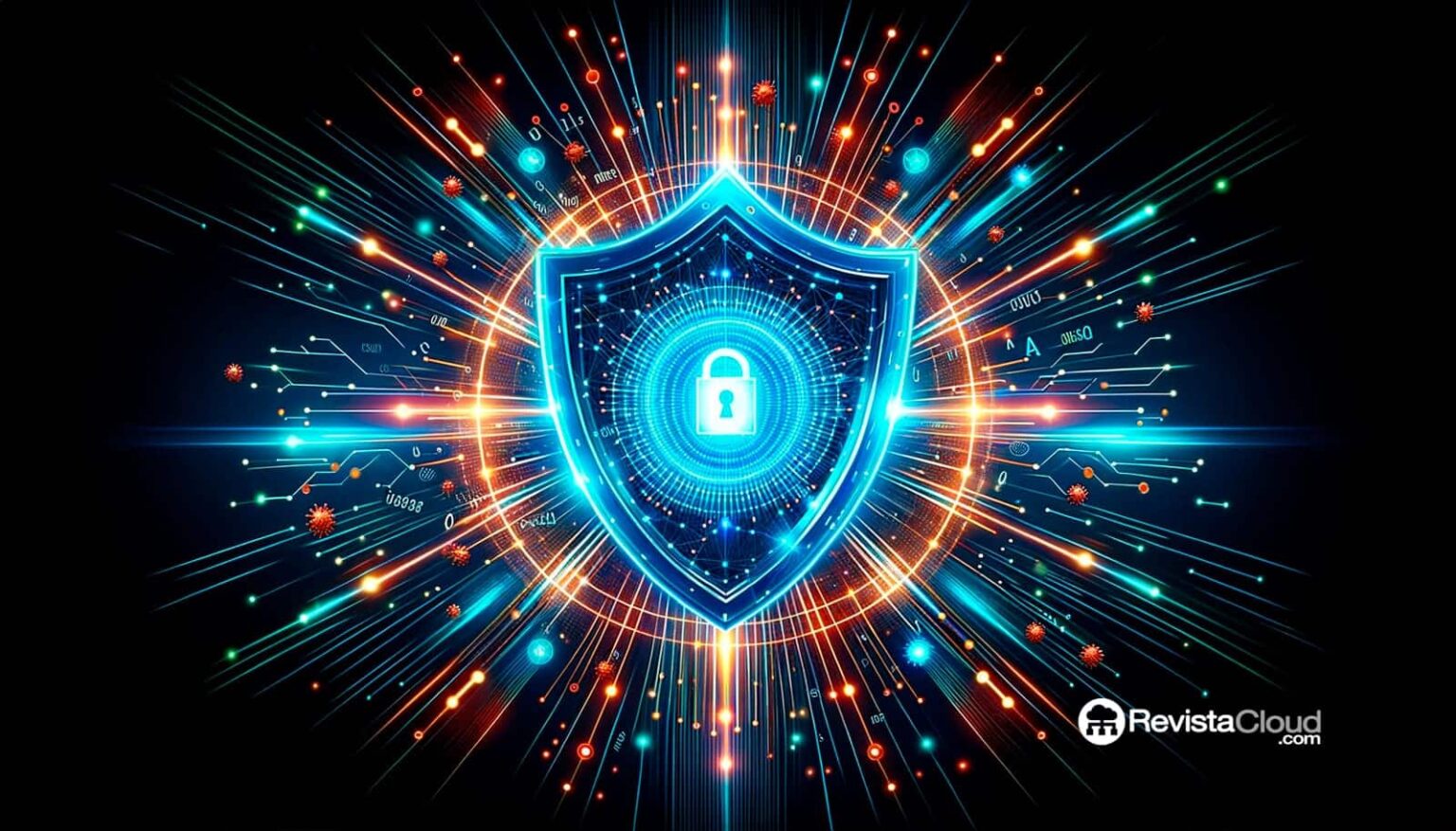 Industrial cybersecurity concept illustrating IT/OT connected factory risk