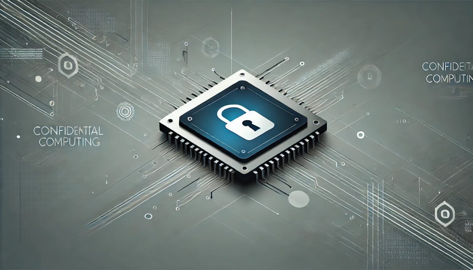 Padlock symbolizing confidential computing and encrypted data in use