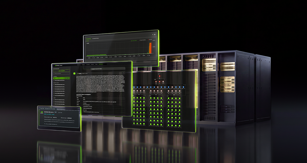 Presentation image for NVIDIA Minerva, an AIOps platform for AI factories