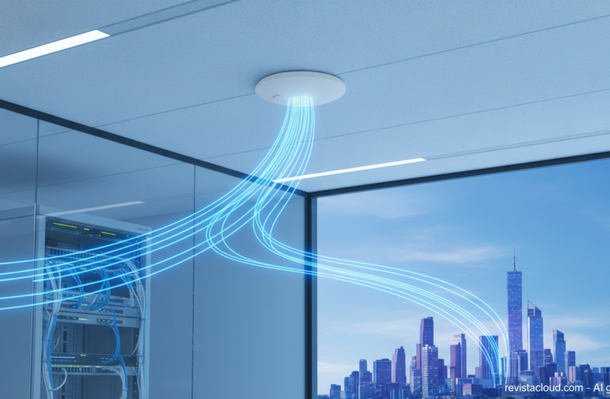 Editorial illustration of HPE's unified SASE, wired and wireless network with EdgeConnect, Mist and Aruba Central