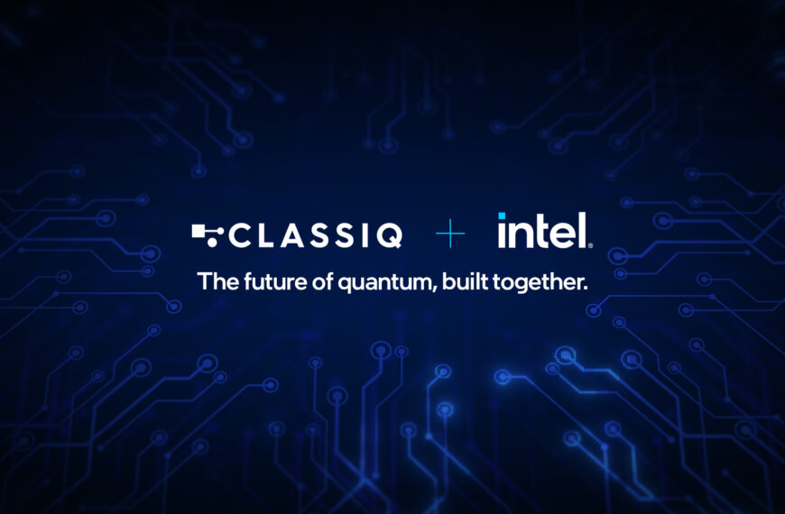 Intel and Classiq logos representing Intel's acquisition of the Israeli quantum software company
