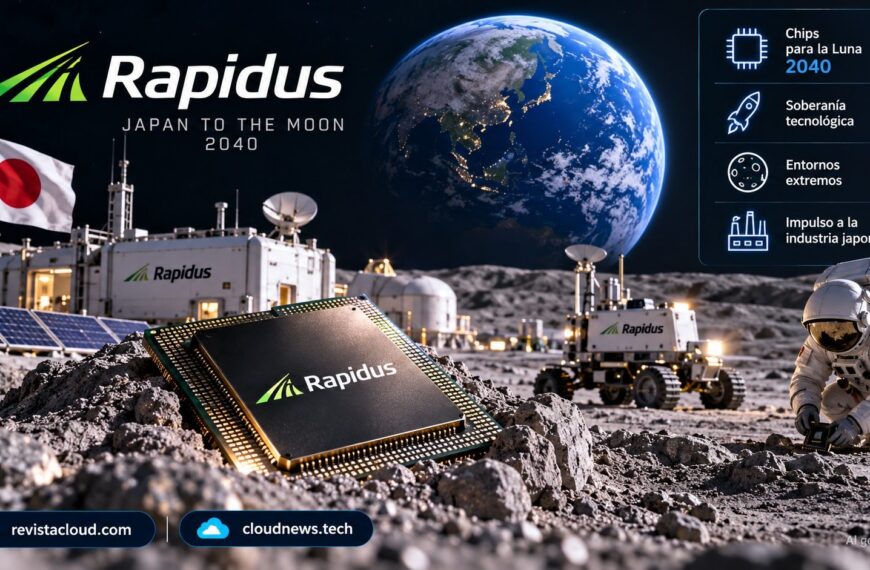 Concept illustration of a semiconductor chip fab on the Moon, Rapidus lunar plan